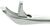 Gruenwald Through-Cutting Forceps Curved 2.5mm - N9211