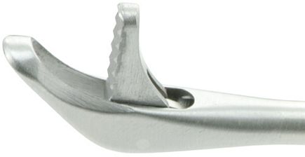 Gruenwald Through-Cutting Forceps Curved 2.5mm - N9211