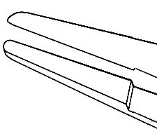 Puntenney Tying Forceps Curved - E1884