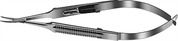 Castroviejo Needle Holder - Curved with Lock, Fine  - E3861 WHMC