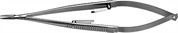 Castroviejo Needle Holder - Straight with Lock, Medium  - E3861