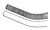 Dressing Forceps With Serrations Delicate Curved - E1406